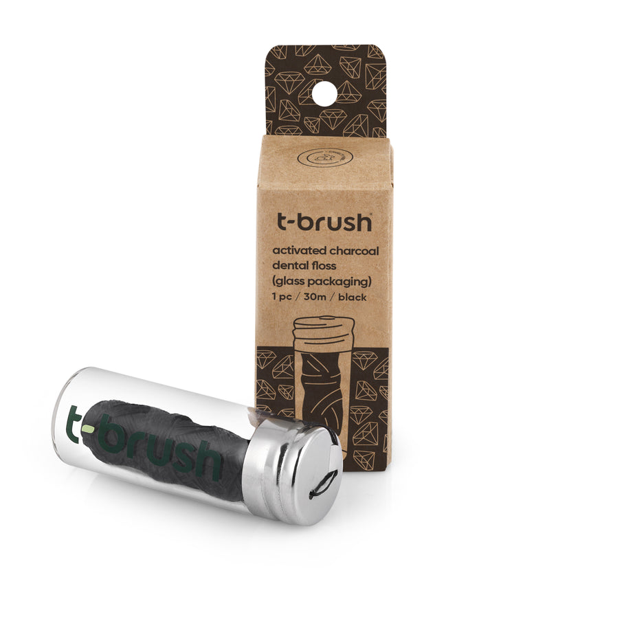 Dental Floss 30m with Bamboo, Glass, Refill options