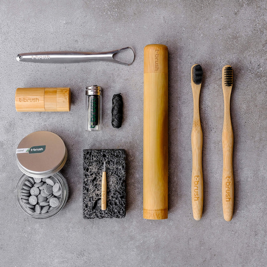 Dental Floss 30m with Bamboo, Glass, Refill options