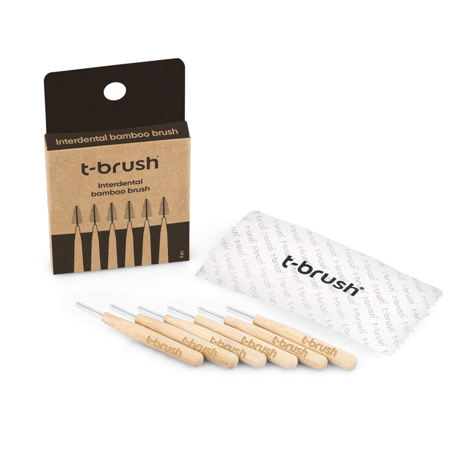 Bamboo Interdental Brush 6pcs