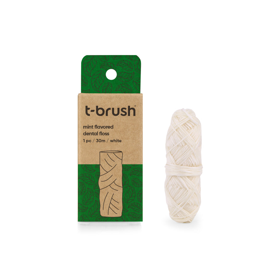 Dental Floss 30m with Bamboo, Glass, Refill options